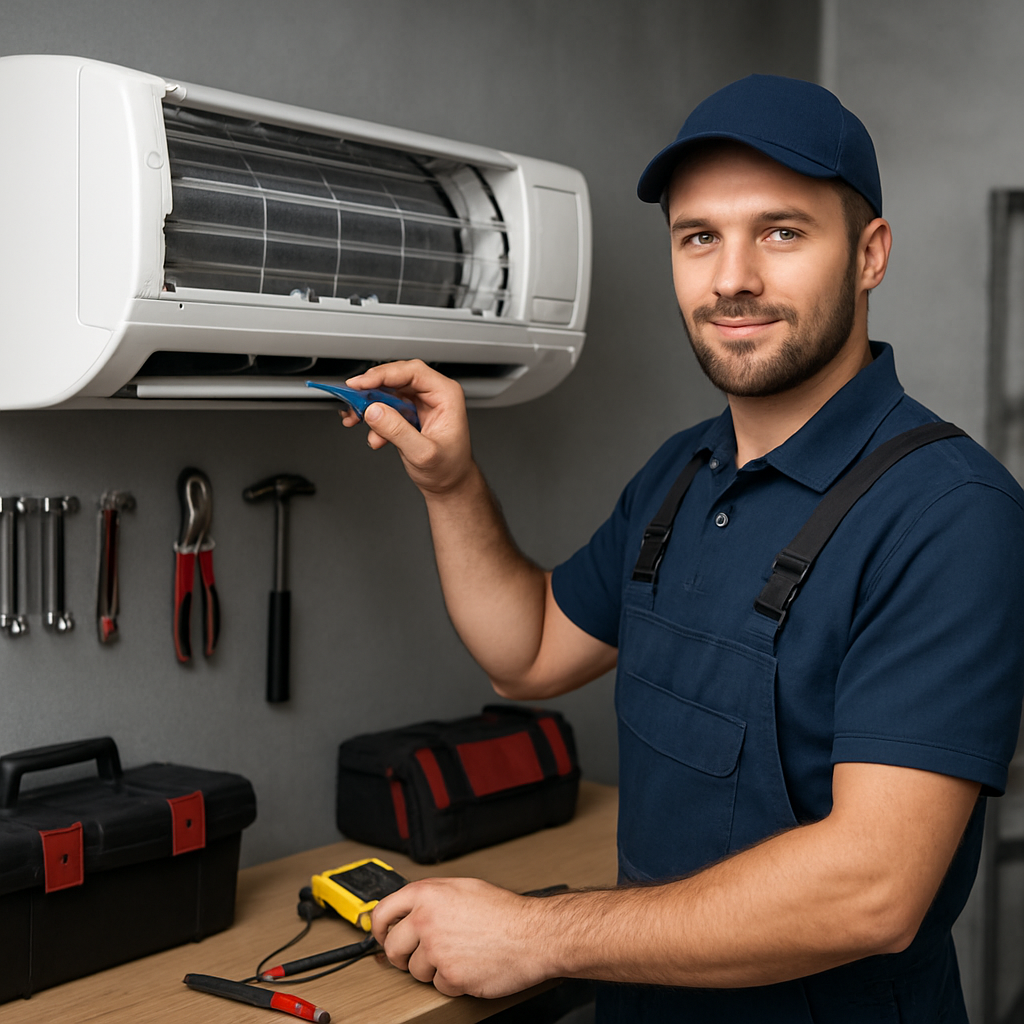 Professional appliance repair technician